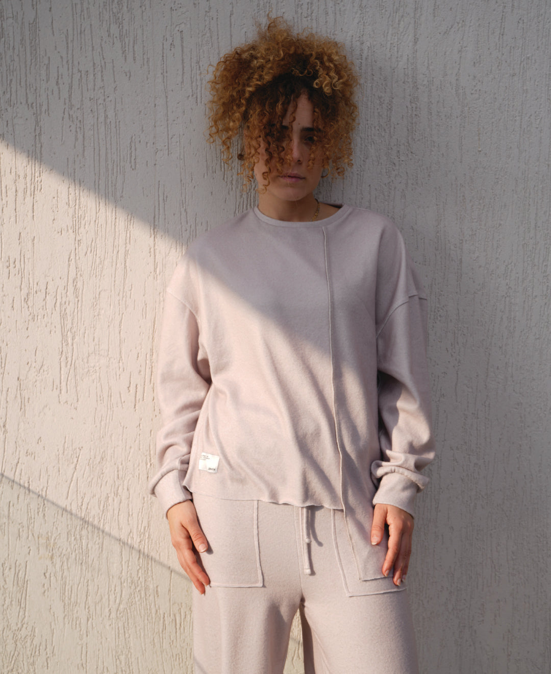 Sand Beige Asymmetric Set