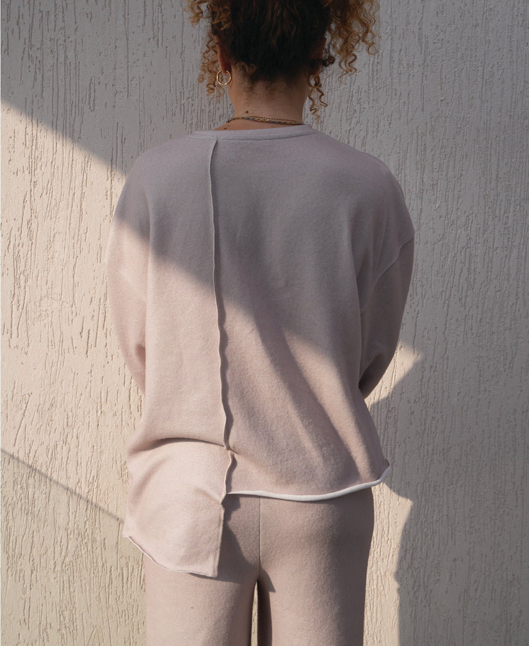 Sand Beige Asymmetric Set