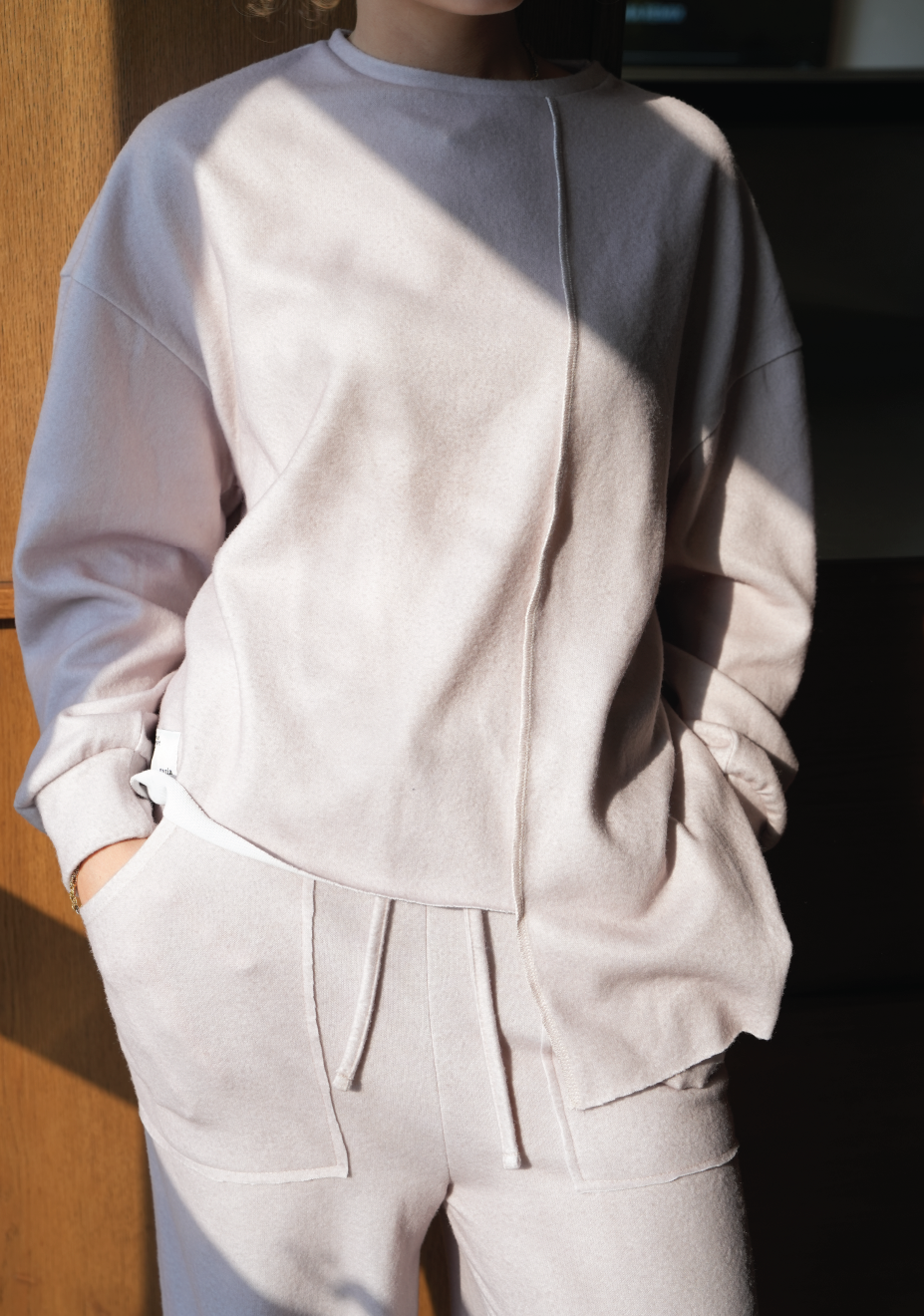 Sand Beige Asymmetric Set